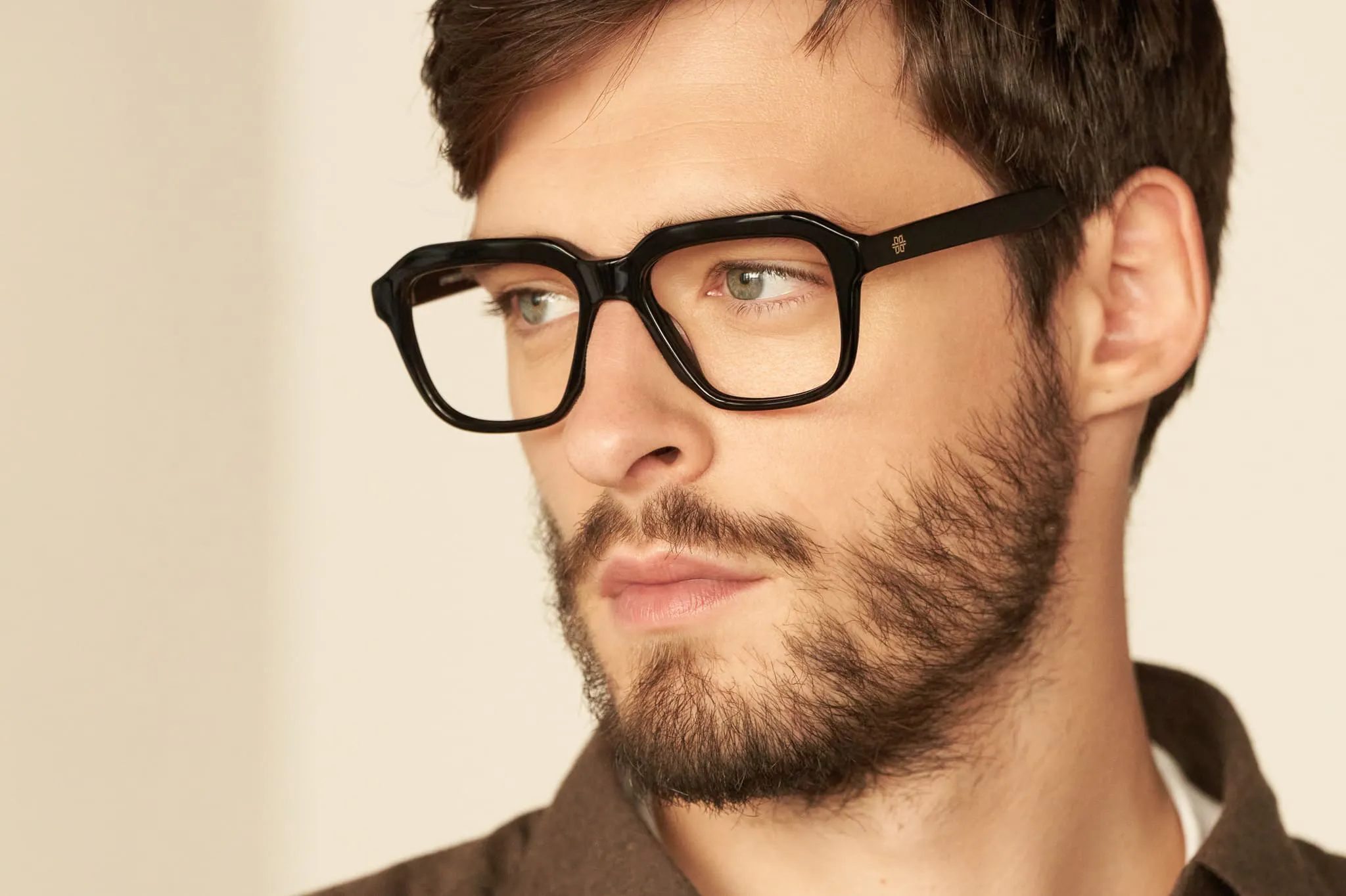 BENNY – Lunette Rectangle NOIR pour Homme