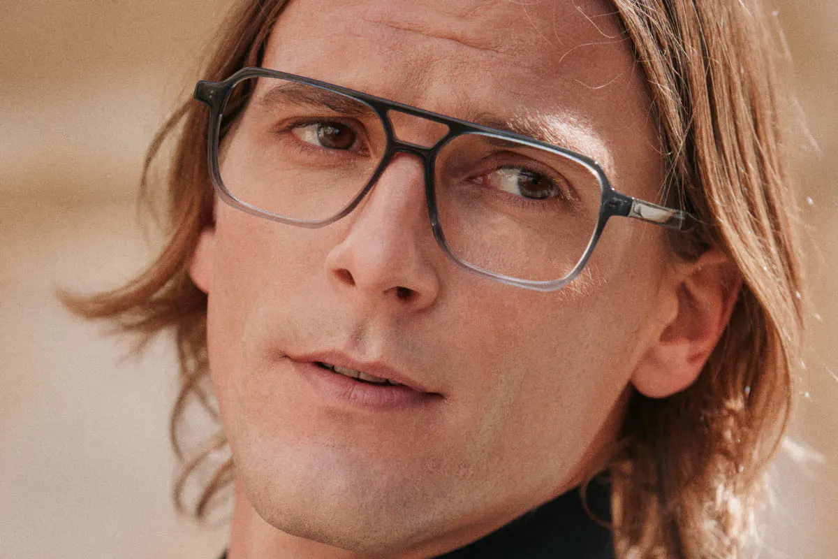 LOGAN – Lunette Aviator GRIS DEGRADE pour Homme