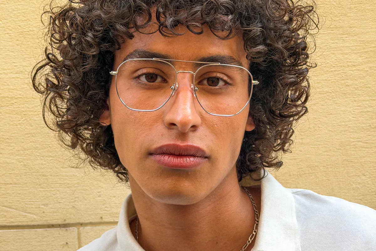 BRETT – Lunette Aviateur ARGENT pour Homme
