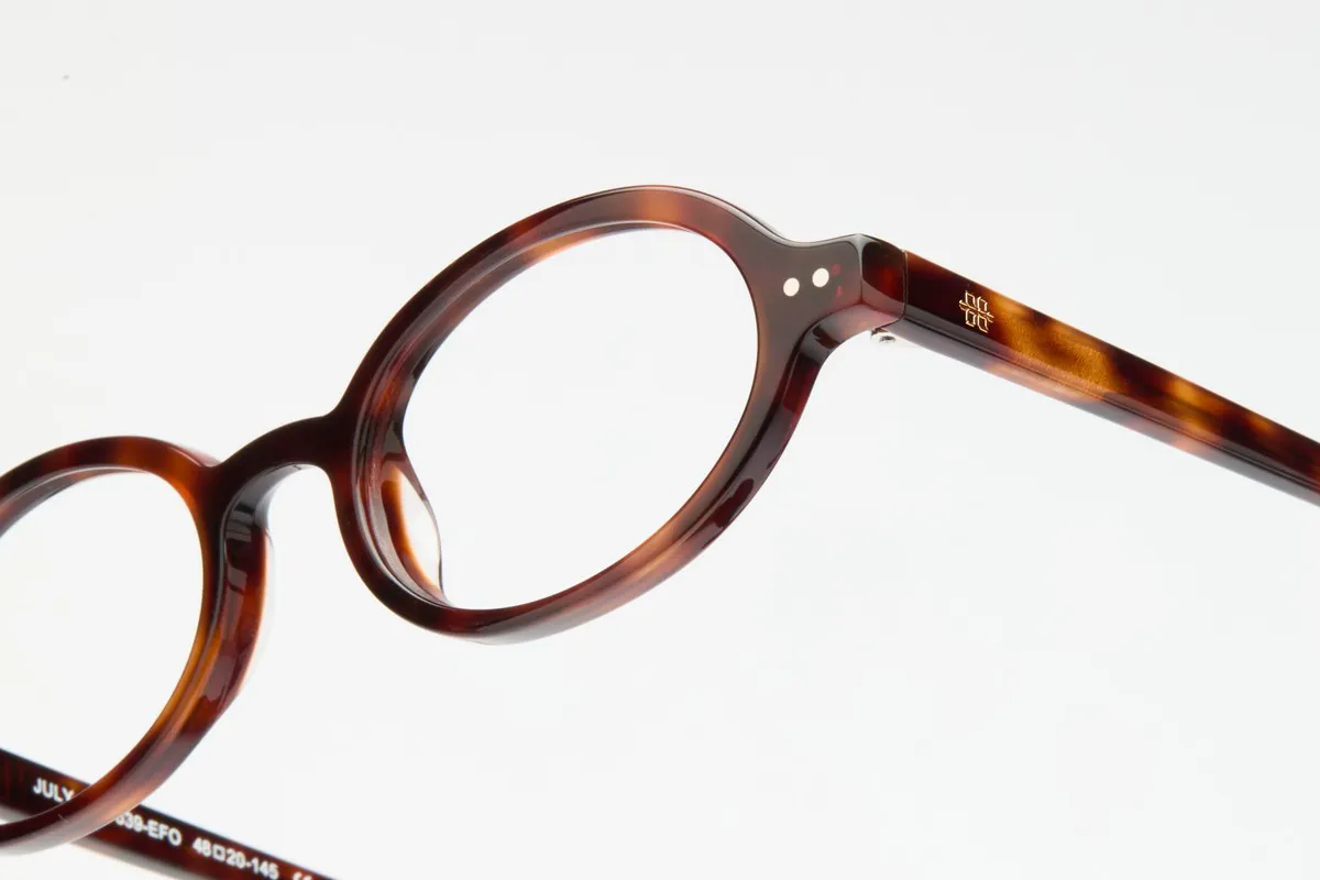 JULY – Lunette Ovale ECAILLE FONCEE pour Femme