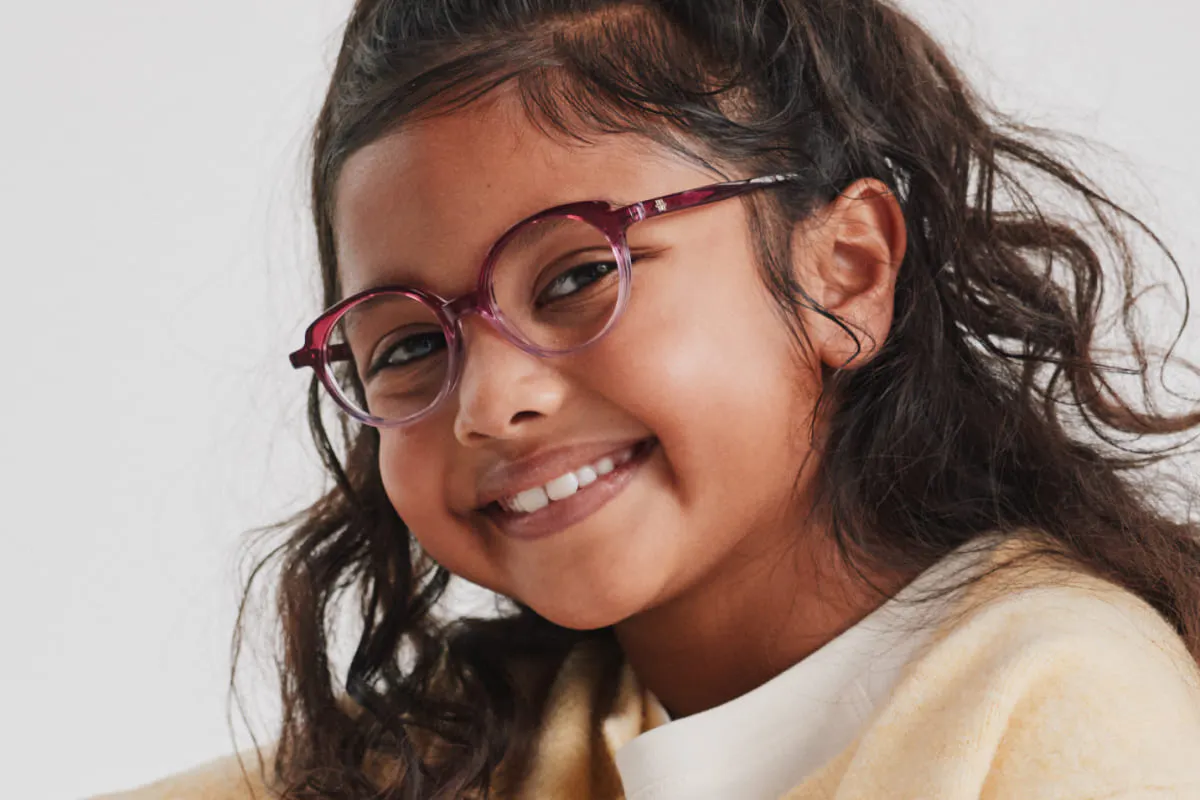 ARIEL – Lunette Ronde DEGRADE ROSE pour Enfant
