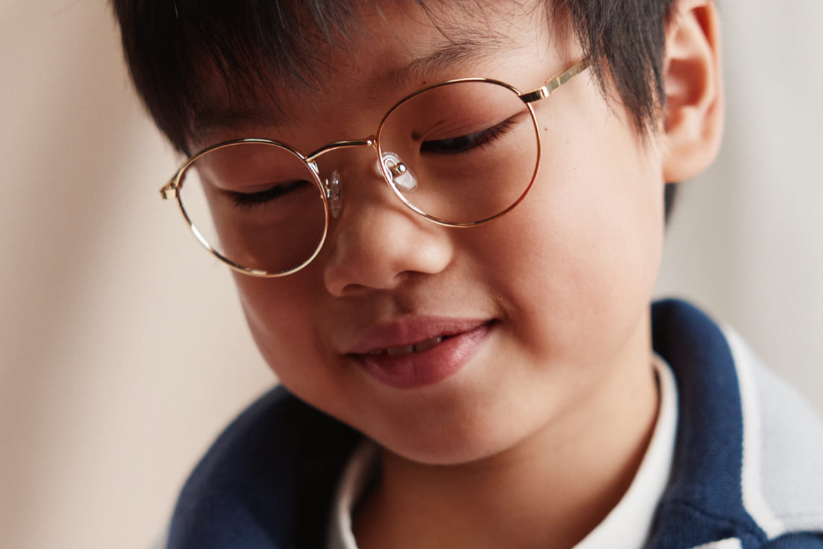 JEREMY OR BRILLANT – Lunette Ronde OR BRILLANT pour Enfant