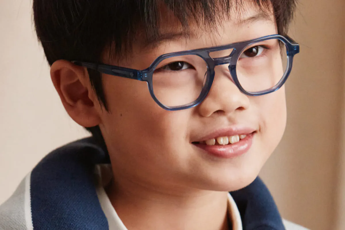 FREDDIE – Lunette Aviator BLEU GRIS pour Enfant