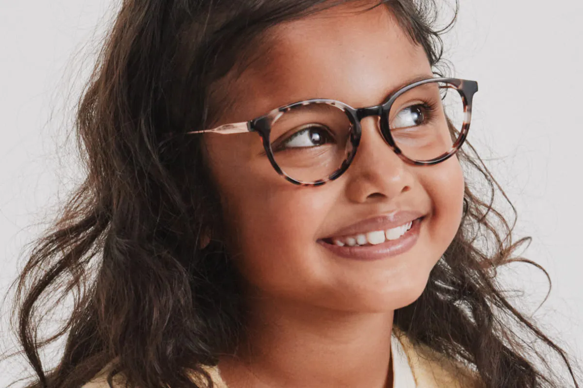 THEA – Lunette Ronde ECAILLE ROSE MILKY pour Enfant