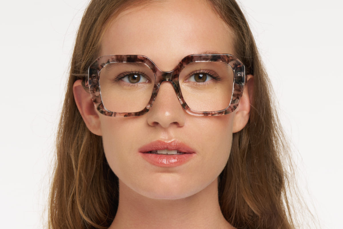 CARMEN – Lunette Carré ECAILLE BASE CLAIRE pour Femme