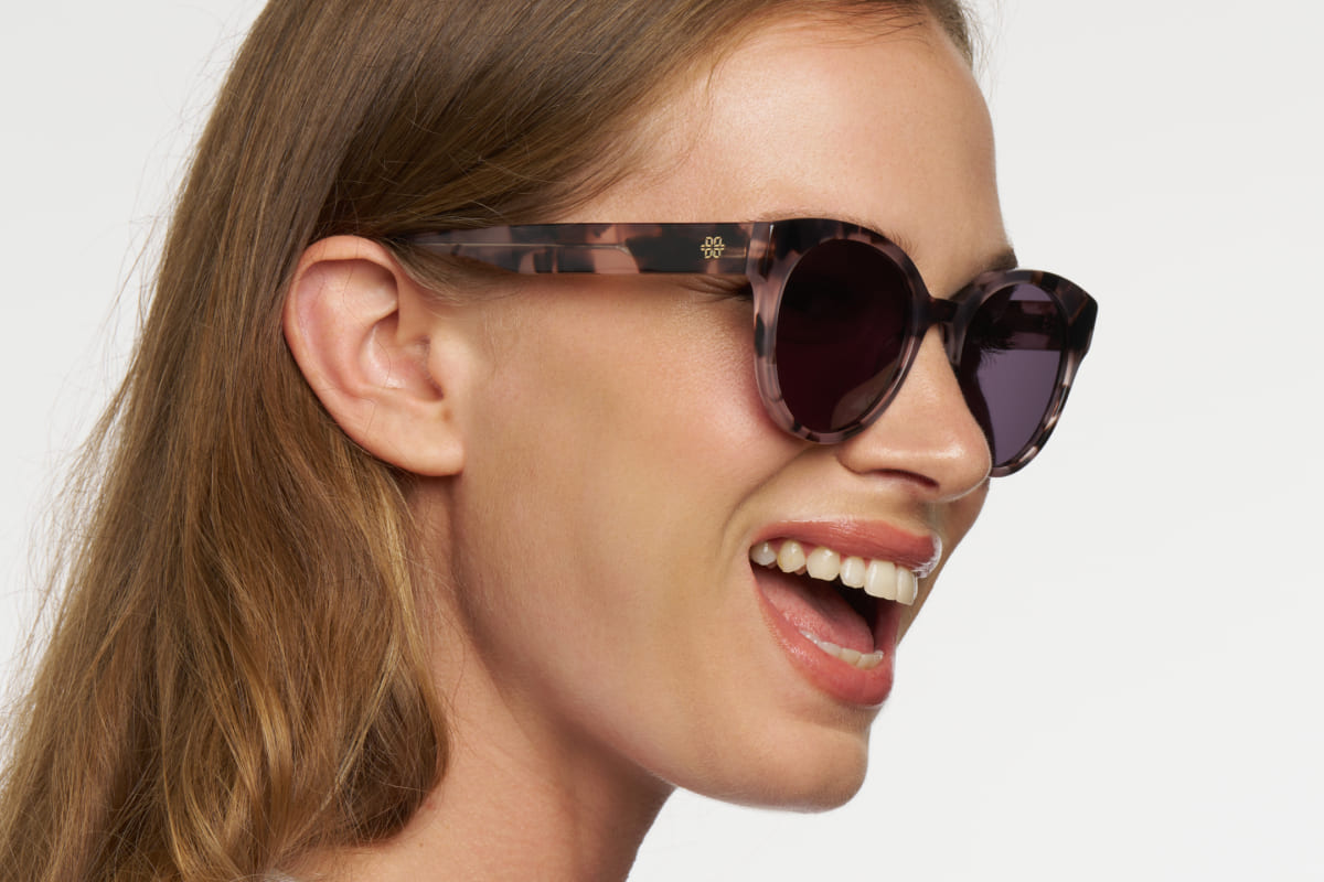 TRUDI – Lunette Papillon ECAILLE ROSE MILKY pour Femme