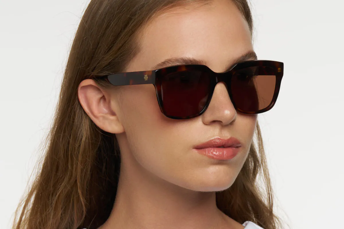 MATTIA – Lunette Carré ÉCAILLE pour Femme