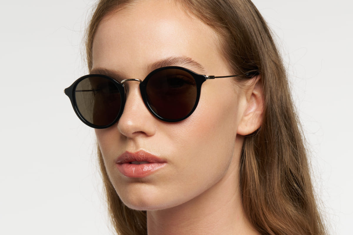 DANNY – Lunette Ronde NOIR pour Homme