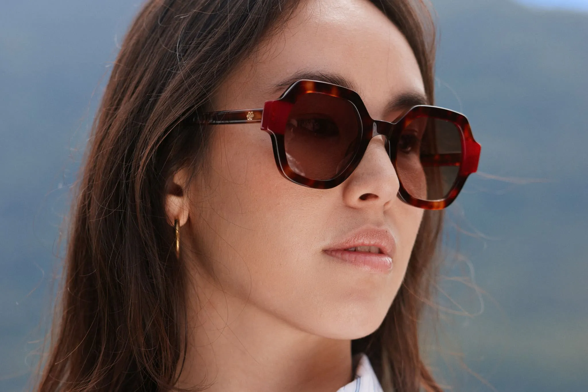 PHOEBE – Lunette Carré ECAILLE pour Femme