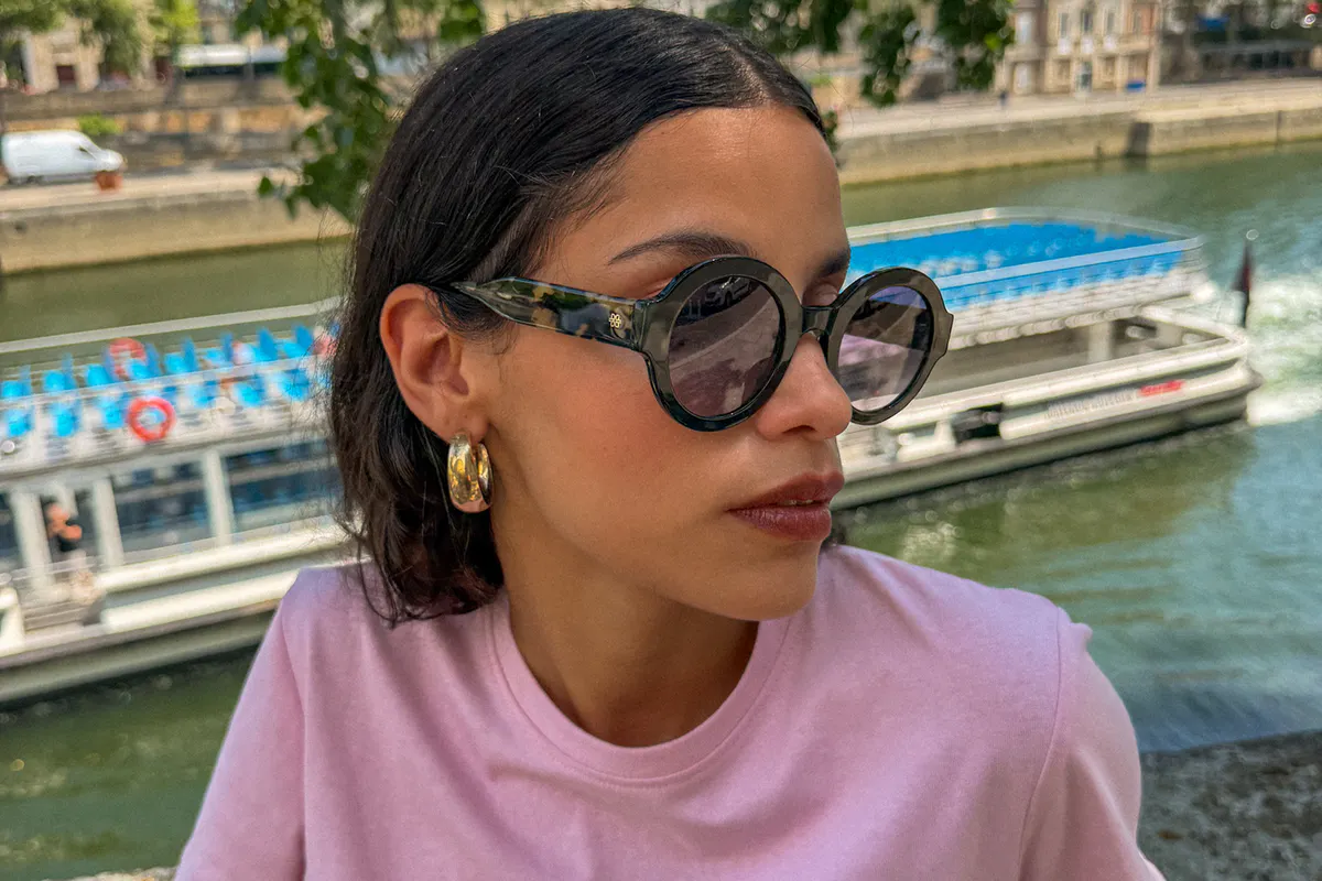 ANITA – Lunette Rond NOIR pour Femme