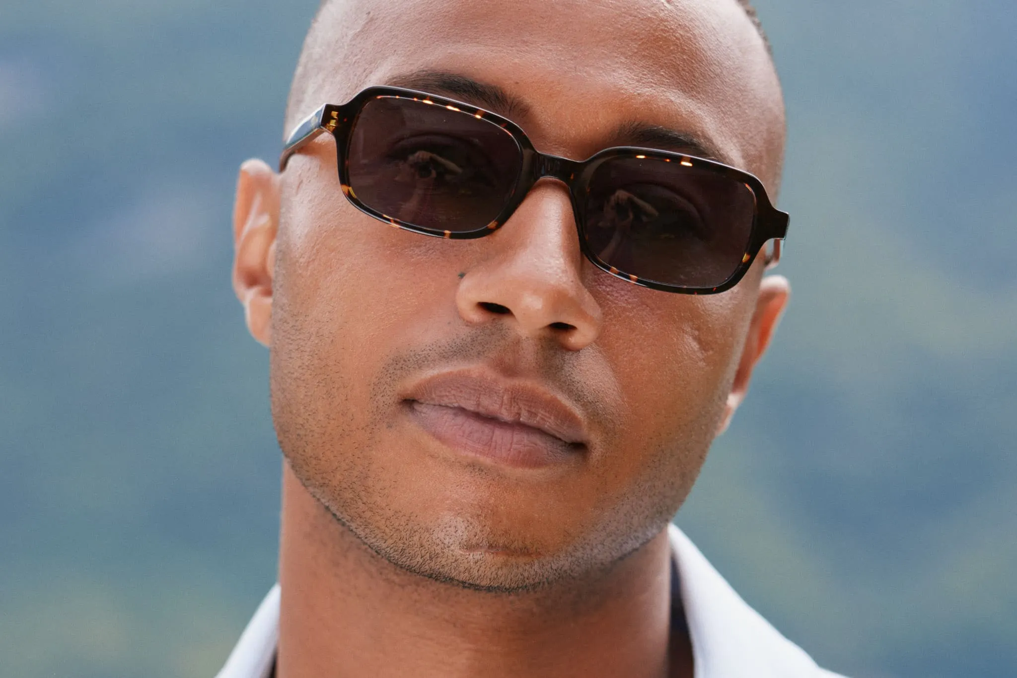 NINO – Lunette Rectangle ECAILLE pour Homme