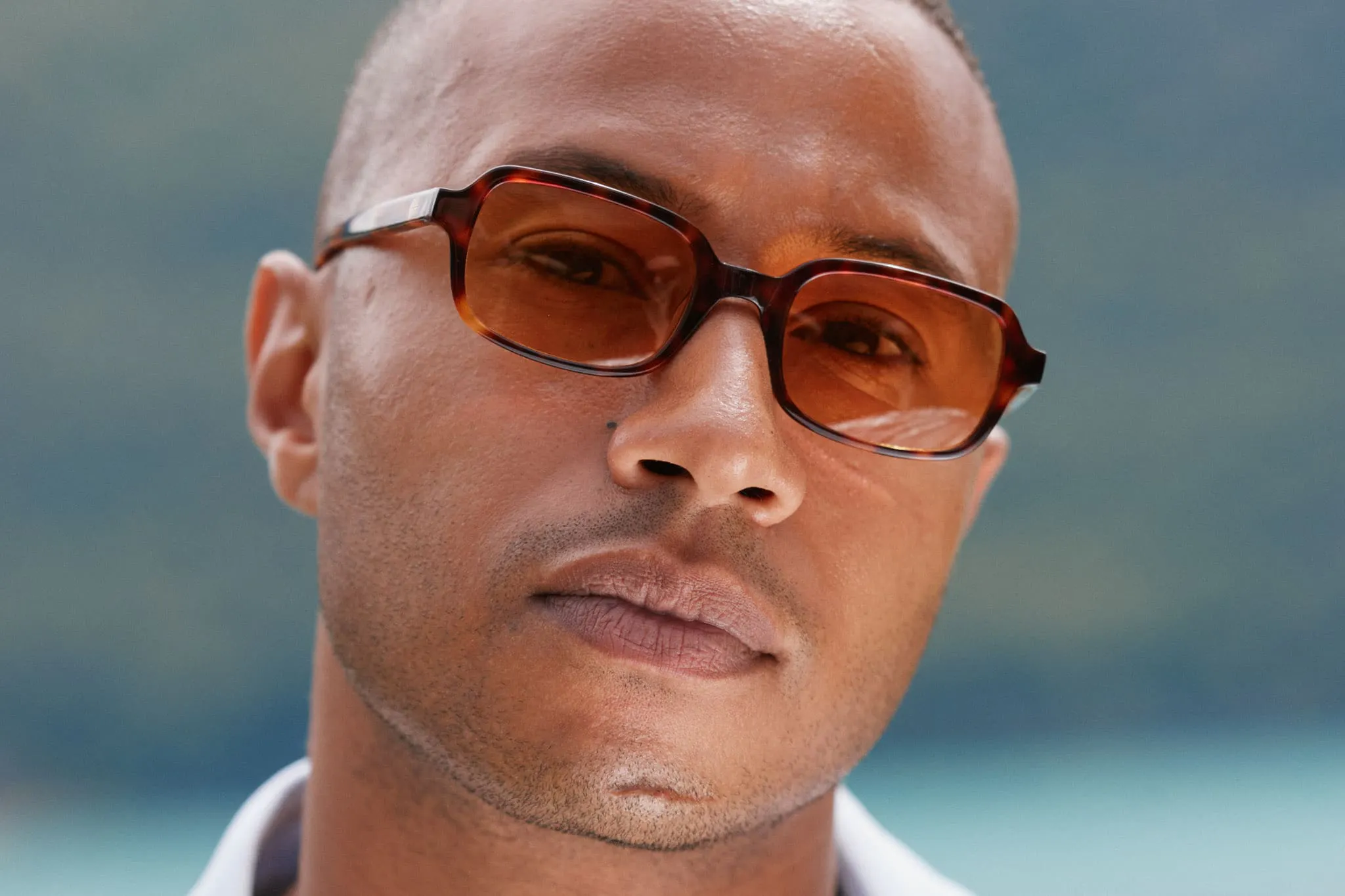 NINO – Lunette Rectangle ECAILLE pour Homme