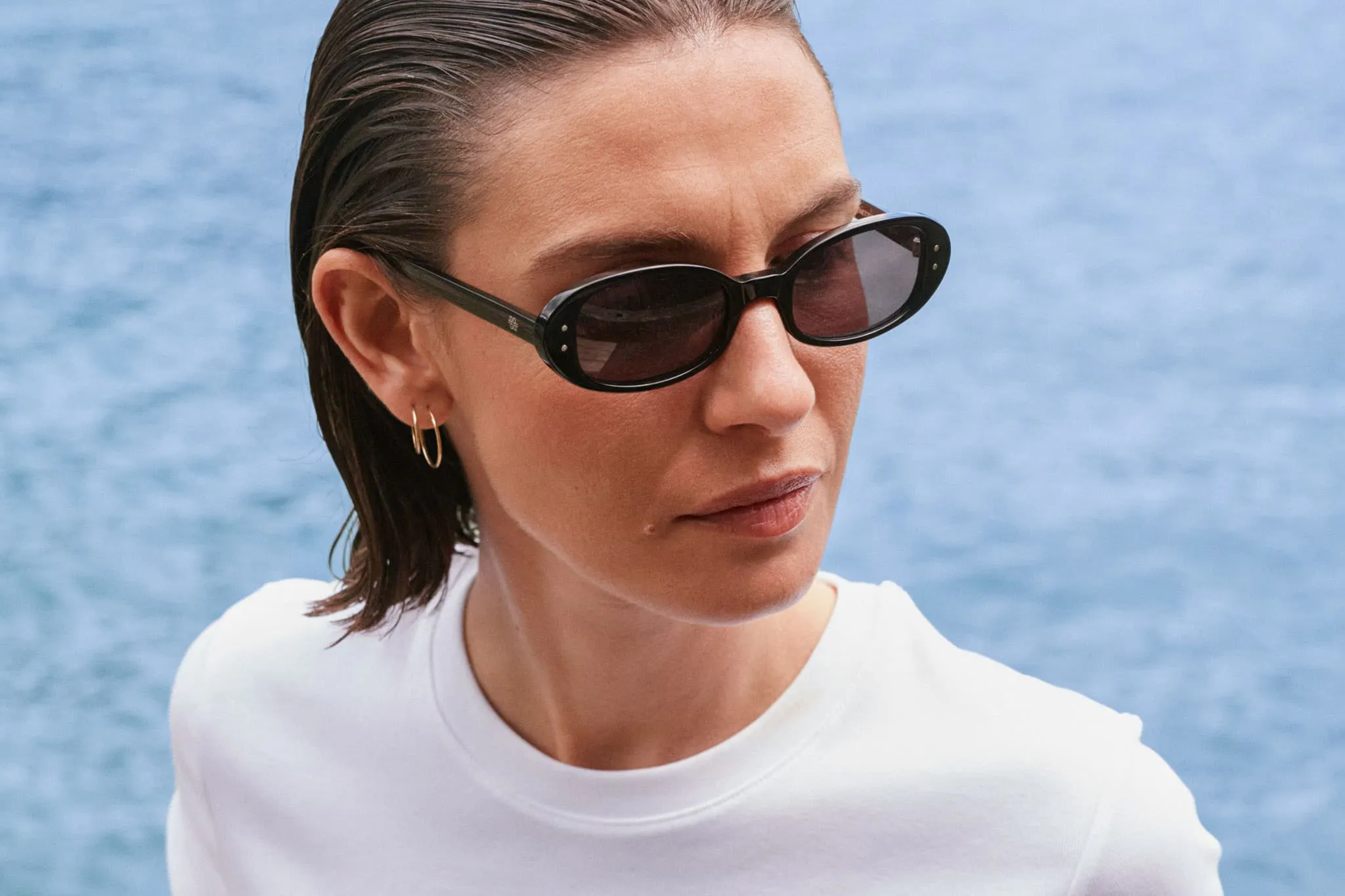 KAY – Lunette Ovale NOIR pour Femme