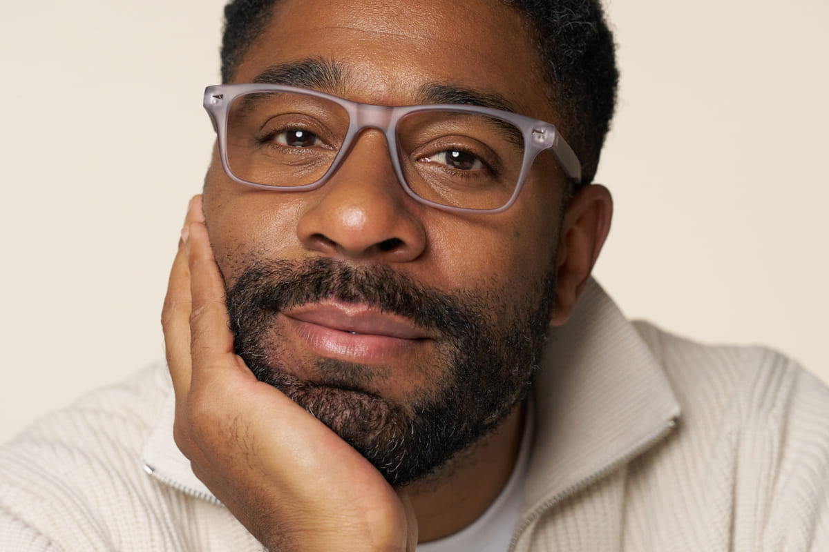 ELVIO – Lunette Rectangle GRIS CLAIR MAT pour Femme, Homme, Mixte