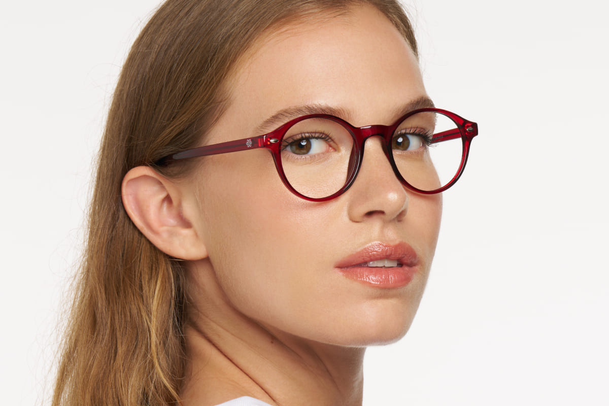 GAMBETTA – Lunette Ronde BORDEAUX pour Mixte, Femme, Homme