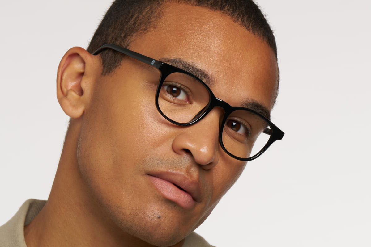 FAIDHERBE – Lunette Carré NOIR pour Mixte, Femme, Homme